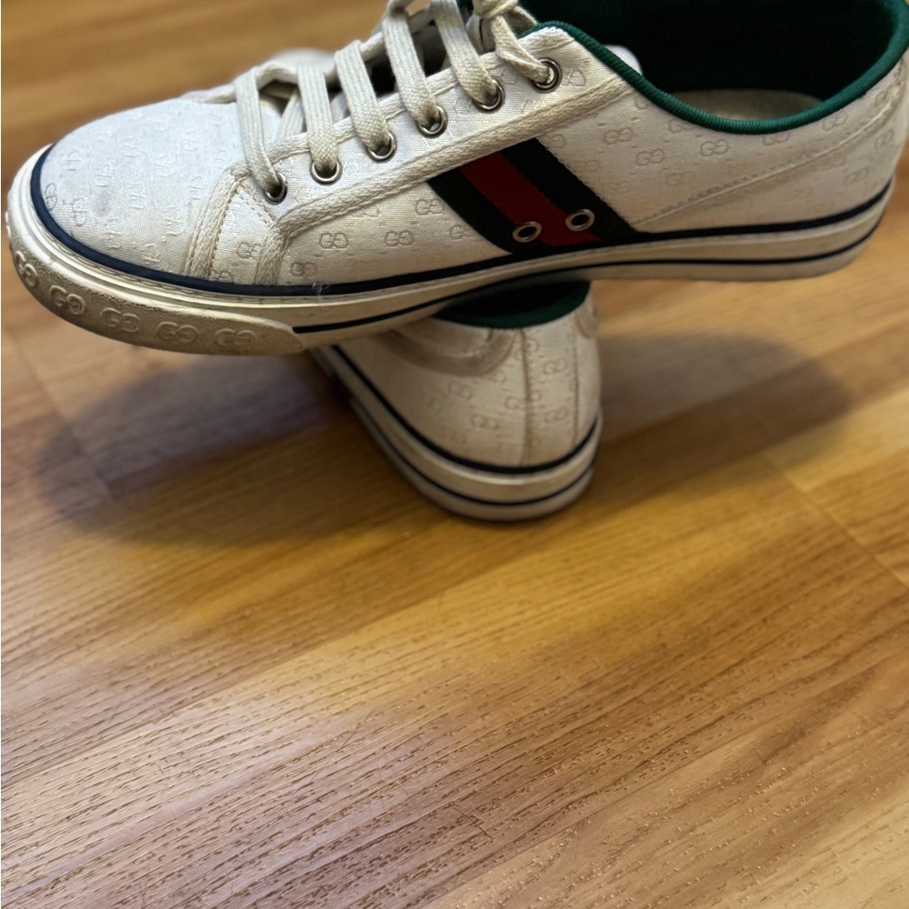 Gucci Tennis 1977 cloth trainers - Picture 7 of 13